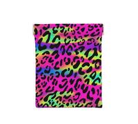 Patrón geométrico Brillante de neón Abstracto, Squeeze Top Wallet Bolsa de Almacenamiento para Mujer Monedero pequeño Bolsa de Cambio