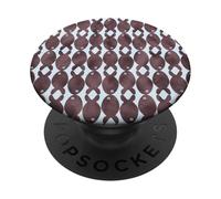 Patrón geométrico de Peces en Ciruela y Azul Claro PopSockets PopGrip Adhesivo