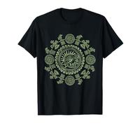 Patrón geométrico de símbolos étnicos en Estilo Ornamental Camiseta