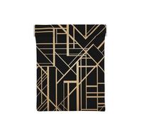 Patrón geométrico Estilo Art Deco de Dos Lados, Squeeze Top Wallet Bolsa de Almacenamiento para Mujer Monedero pequeño Bolsa de Cambio