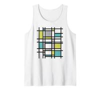 Patrón geométrico Moderno de Mediados de Siglo Camiseta sin Mangas