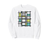 Patrón geométrico Moderno de Mediados de Siglo Sudadera