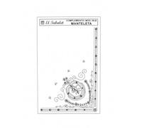 PATRON MANTELETA DE INDUMENTARIA VALENCIANA FALLERA 9B