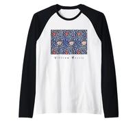 Patrón Medway de William Morris Camiseta Manga Raglan