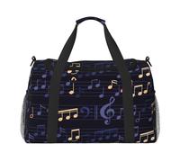 Patrón Musical sin Fisuras,Bolsas Deportivas, Bolsos de Viaje Deportivos Cruzados de Mano, Bolsas de Viaje de Gran Capacidad para Mujeres y Hombres.