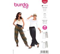 Patrón Nº7400 Burda Style: Pantalón