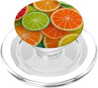Patrón Naranja, Limones y Limas | Fruta de Verano PopSockets PopGrip para MagSafe