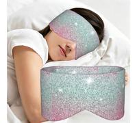 Patrón rosa brillante, Antifaz para dormir, ideal para el hogar, viajes y trabajo por turnos. Cubre completamente los ojos y bloquea la luz.