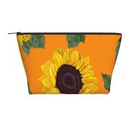 Patrón sin Costuras de Girasol, Bolsa de artículos de tocador Bolsa de Maquillaje Bolsa de cosméticos Bolsa de artículos de tocador de Viaje portátil
