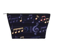 Patrón sin Costuras de música, Bolsa de artículos de tocador Bolsa de Maquillaje Bolsa de cosméticos Bolsa de artículos de tocador de Viaje portátil