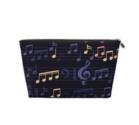Patrón sin Costuras de música, Bolsa de artículos de tocador Bolsa de Maquillaje Bolsa de cosméticos Bolsa de artículos de tocador de Viaje portátil