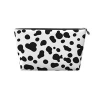 Patrón sin Costuras de Perro dálmata o Textura de Piel de Vaca, Bolsa de artículos de tocador Bolsa de Maquillaje Bolsa de cosméticos Bolsa de artículos de tocador de Viaje portátil