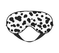 Patrón sin costuras de perro dálmata o textura de piel de vaca, Cubreojos completos Antifaz bloqueador de luz Antifaz para dormir Antifaz suave con los ojos vendados Noche