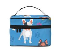 Patrón sin Costuras de Schnauzer miniaturaBolsa de Maquillaje, Bolsa de Cosméticos Portátil para Mujer-Organizador de Cosméticos de Viaje, Regalo para Momentos Especiales