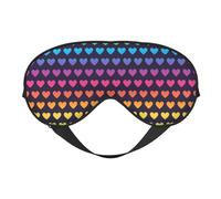 Patrón sin costuras degradado arco iris, Cubreojos completos Antifaz bloqueador de luz Antifaz para dormir Antifaz suave con los ojos vendados Noche