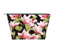 Patrón Sin Fisuras con Flor De Magnolia, Bolsa de artículos de tocador Bolsa de Maquillaje Bolsa de cosméticos Bolsa de artículos de tocador de Viaje portátil