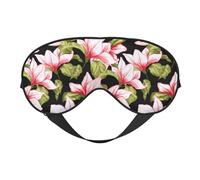 Patrón Sin Fisuras Con Flor De Magnolia, Cubreojos completos Antifaz bloqueador de luz Antifaz para dormir Antifaz suave con los ojos vendados Noche