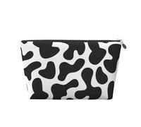 Patrón Sin Fisuras con Vaca Manchada, Bolsa de artículos de tocador Bolsa de Maquillaje Bolsa de cosméticos Bolsa de artículos de tocador de Viaje portátil