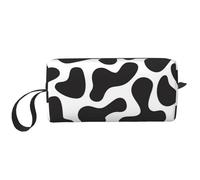 Patrón Sin Fisuras con Vaca Manchada, Bolsa de Maquillaje Bolsa de cosméticos Bolsa de artículos de tocador de Viaje portátil Bolsa de Maquillaje