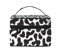 Patrón Sin Fisuras con Vaca Manchada, Bolsa de Maquillaje Bolsa de cosméticos Bolsa de Aseo de Viaje portátil Estuche para lápices