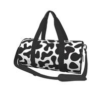 Patrón Sin Fisuras con Vaca Manchada, Bolsa de Viaje de Gran Capacidad, Bolso Redondo, Bolsa de Viaje Deportiva, Bolsa de Mano, Bolsa de Fitness