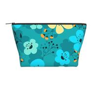 Patrón sin Fisuras de Flores de Primavera, Bolsa de artículos de tocador Bolsa de Maquillaje Bolsa de cosméticos Bolsa de artículos de tocador de Viaje portátil