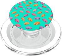 Patrón sin fisuras de microbios de lechones de musgo tardígrado PopSockets PopGrip para MagSafe