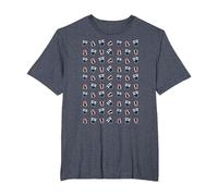 Patrón Tardis Dalek Intergaláctico TimeTravel Fan Camiseta, Hombre Tallas Grandes, Azul Jaspeado, 5X Alto
