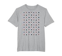 Patrón Tardis Dalek Intergaláctico TimeTravel Fan Camiseta, Hombre Tallas Grandes, Gris Jaspeado, 4X Alto