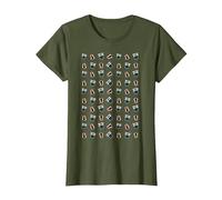 Patrón Tardis Dalek Intergaláctico TimeTravel Fan Camiseta, Mujer, Verde Oliva, L