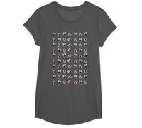 Patrón Tardis Dalek Intergaláctico TimeTravel Fan Camiseta, Niñas, Asfalto, XS