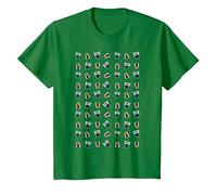 Patrón Tardis Dalek Intergaláctico TimeTravel Fan Camiseta, Niños, Verde Kelly, 8 años