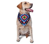 Patrón Tradicional Noruego Triángulo Baberos Bufandas Algodón Pañuelo Triangular para Mascotas Personalizada Bandanas Triangulares para Perro For Gatos Perros Grandes Medianos Pequeños