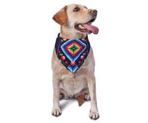 Patrón Tradicional Noruego Triángulo Baberos Bufandas Algodón Pañuelo Triangular para Mascotas Personalizada Bandanas Triangulares para Perro For Gatos Perros Grandes Medianos Pequeños