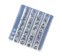 Patrón transparente para uñas, herramienta de modelado, de silicona, para esmalte de uñas de gel de salón y moldes de accesorios
