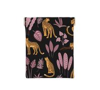 Patrón Tropical de Leopardo, Squeeze Top Wallet Bolsa de Almacenamiento para Mujer Monedero pequeño Bolsa de Cambio