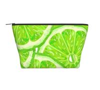 Patrón Verde Lima, Bolsa de artículos de tocador Bolsa de Maquillaje Bolsa de cosméticos Bolsa de artículos de tocador de Viaje portátil