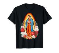 Patrona de México Guadalupana Virgen Reina de la Hispanidad Camiseta