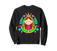 Patrona de México Guadalupana Virgen Reina de la Hispanidad Sudadera