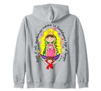 Patrona de México Guadalupana Virgen Reina de la Hispanidad Sudadera con Capucha