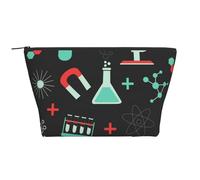 Patrones de Ciencia y química Verde, Bolsa de artículos de tocador Bolsa de Maquillaje Bolsa de cosméticos Bolsa de artículos de tocador de Viaje portátil