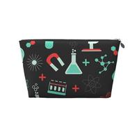 Patrones de Ciencia y química Verde, Bolsa de artículos de tocador Bolsa de Maquillaje Bolsa de cosméticos Bolsa de artículos de tocador de Viaje portátil