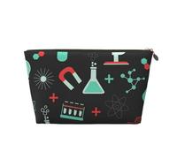 Patrones de Ciencia y química Verde, Bolsa de Maquillaje Bolsa de cosméticos Bolsa de artículos de tocador de Viaje portátil Bolsa de artículos de tocador