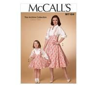 Patrones de costura de McCall's M7184 para blusas y jers?is para se?oritas, ni?as y ni?os