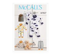 Patrones de costura para chaqueta, chaleco, pantal n y gorro de beb de McCall Pattern Company, tallas S-XL