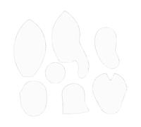 Patrones De Costura Para Mujeres - Juego De Reglas Con Plantilla De Elefante Con Memoria | Herramienta De Artesanía Acrílica Para Acolchar, Corte Decorativo, Fabricación De Juguetes, Accesorios Artesa