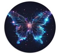 Patrones de Insectos y bichos Luminosos 1000 Pieza Rompecabezas Juegos De Puzzle Clásico Rompecabezas Circulares Juguetes para Aliviar El Estrés para Regalos De Viaje, Presente 1000pcs (67.5x67.5cm)