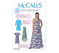Patrones de McCall para vestido y cintur?n de se?orita