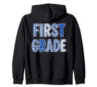 Patrones de Regreso a Clases para Estudiantes de Primer Grado Sudadera con Capucha