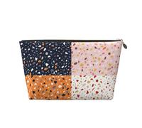 Patrones de terrazo de Vector Transparente, Bolsa de Maquillaje Bolsa de cosméticos Bolsa de artículos de tocador de Viaje portátil Bolsa de artículos de tocador